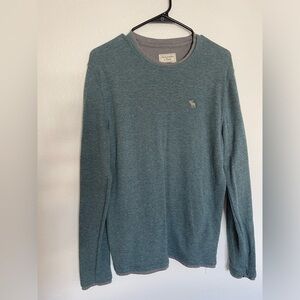 Abercrombie & Fitch Green Long Sleeve Shirt